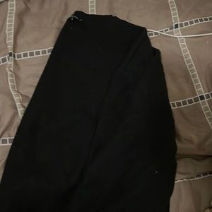 All black mens crew neck